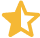 half yellow star
